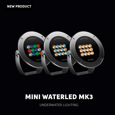 Mini WaterLED MK3. Water reflections.